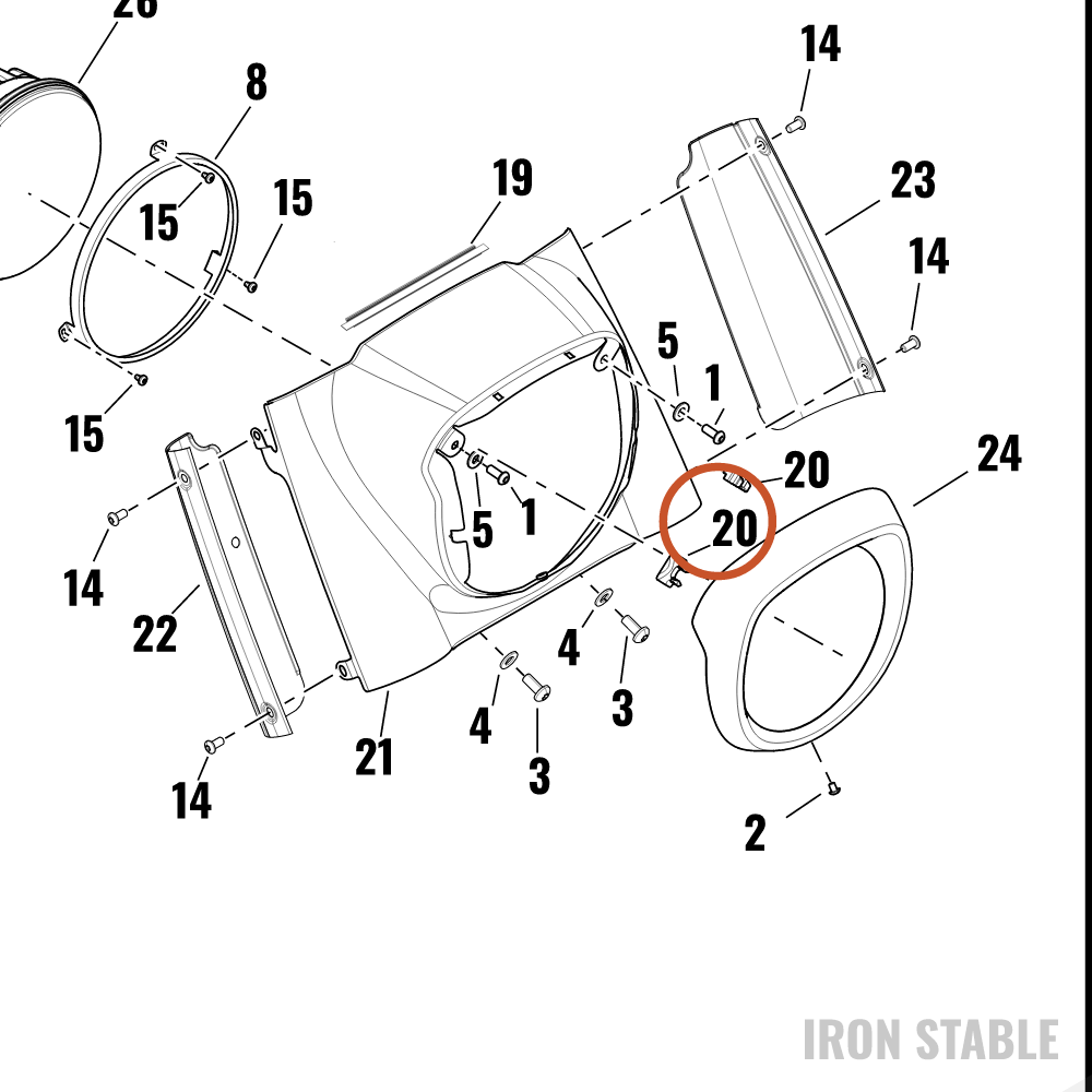 Harley-Davidson Bodywork Misc Component, Bumper, Be
