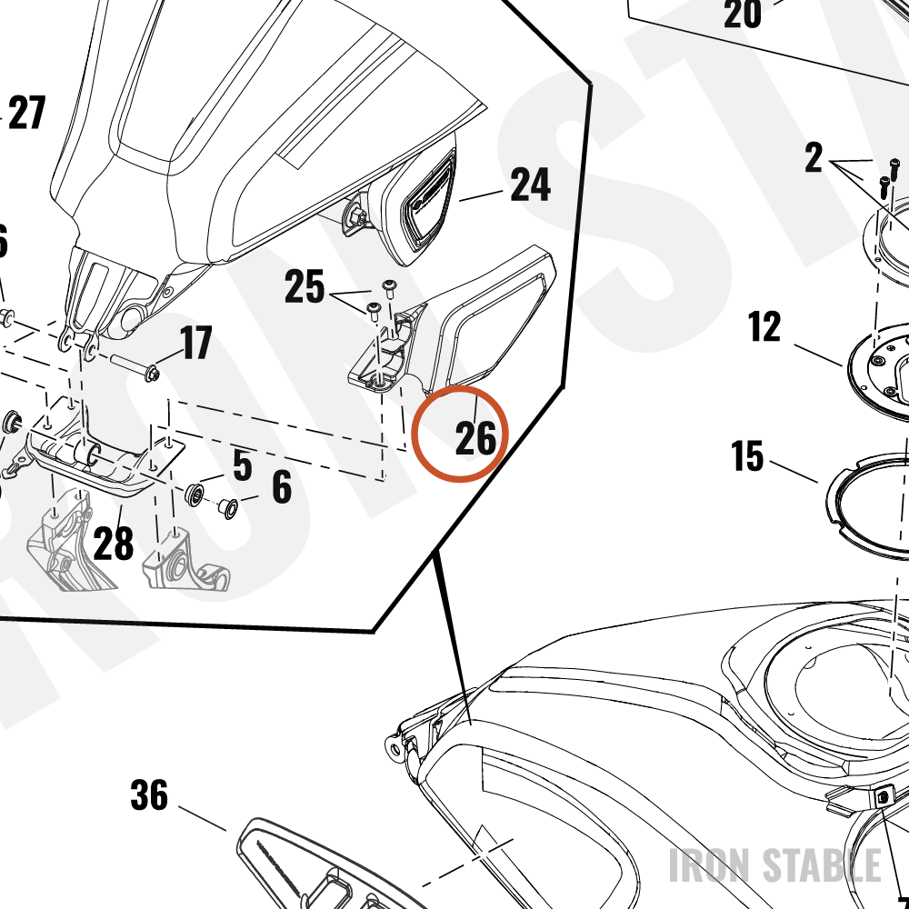 Harley-Davidson Bodywork Misc Component, Side Cover