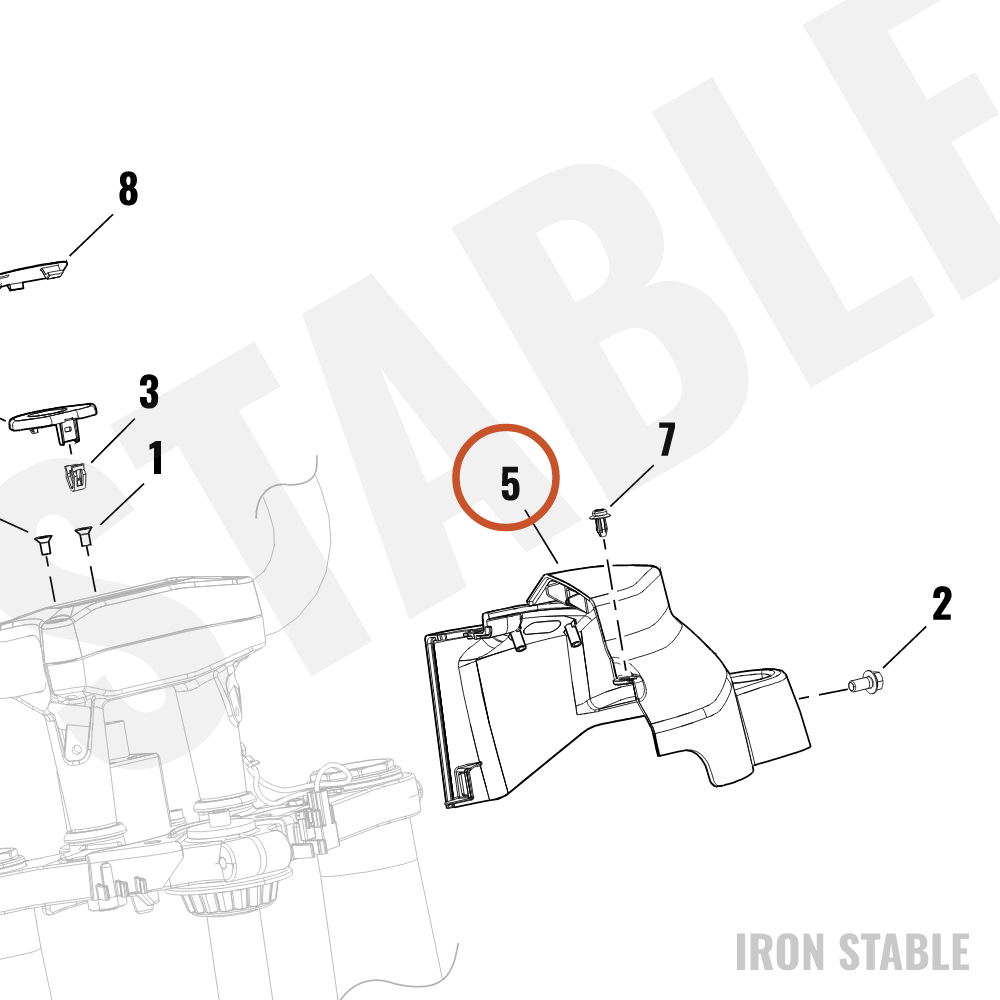 Harley-Davidson Bodywork Misc Component, Nacelle Co