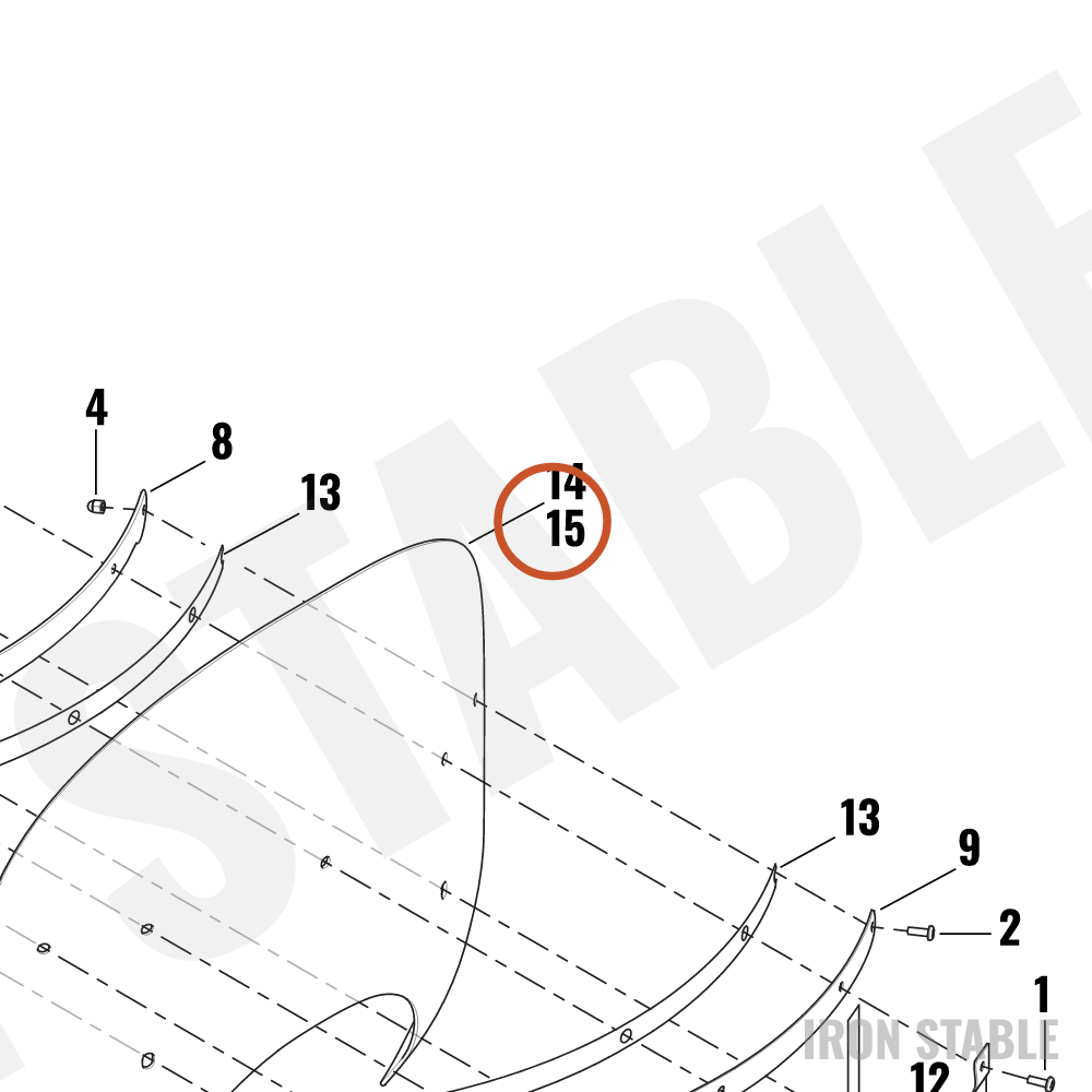 Harley-Davidson Windshield, X