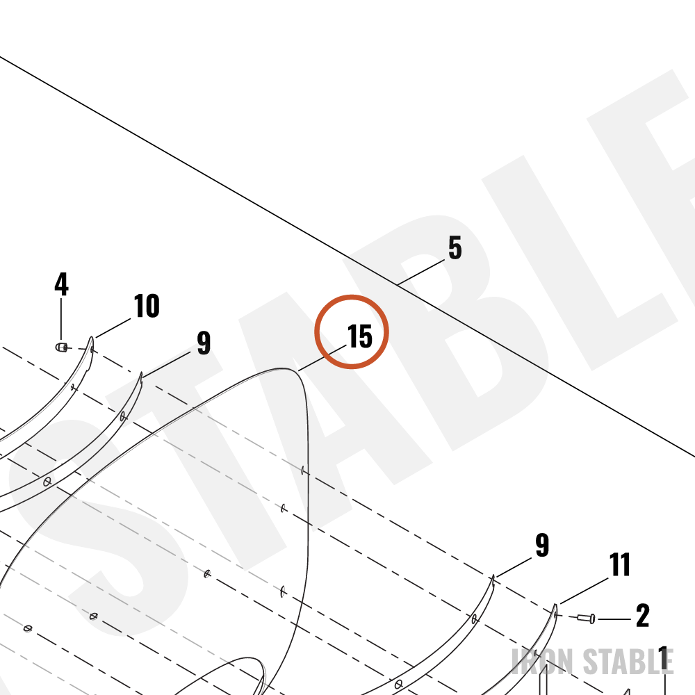 Harley-Davidson Windshield, X