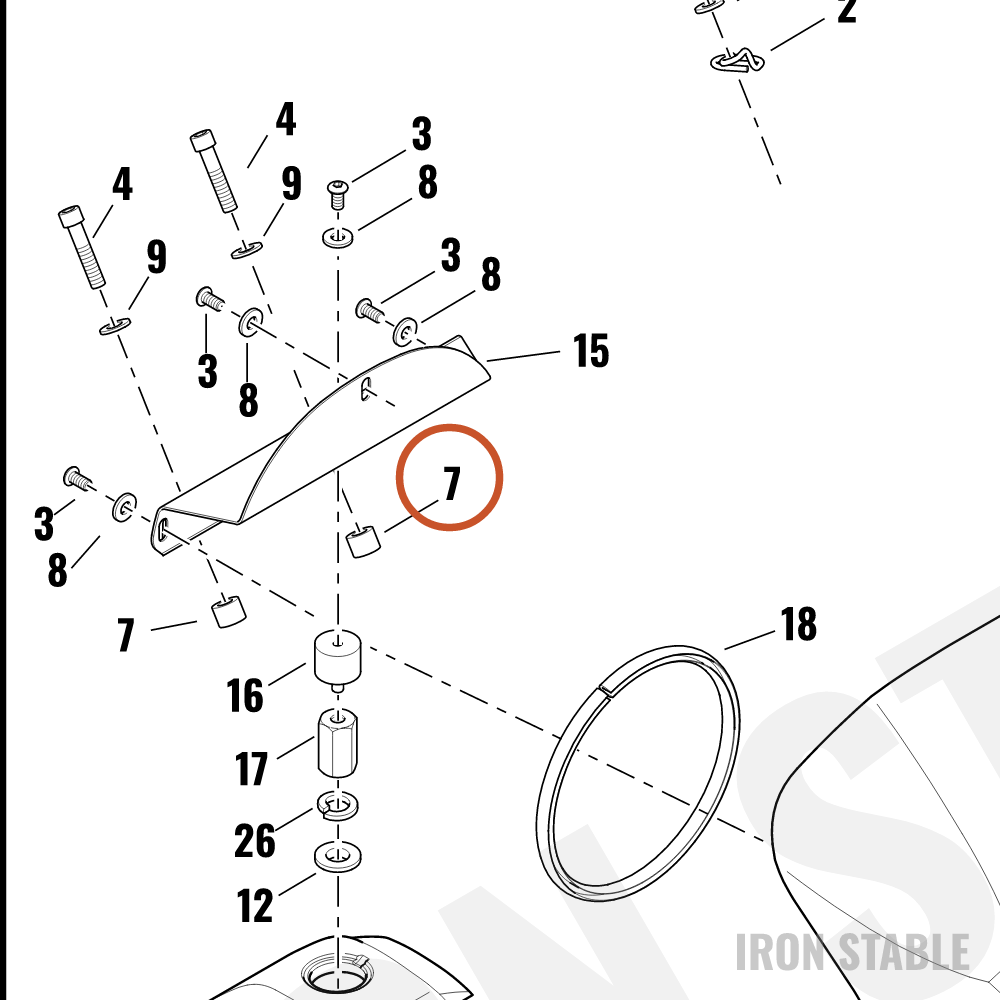 Harley-Davidson Spacer