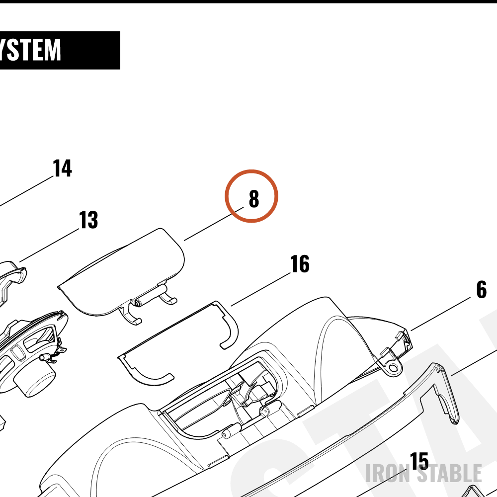 Harley-Davidson Mp3 Door, Inr-Frng, Pntd