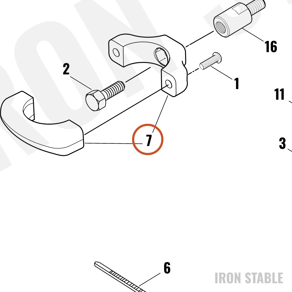 Harley-Davidson Mounting Clamp