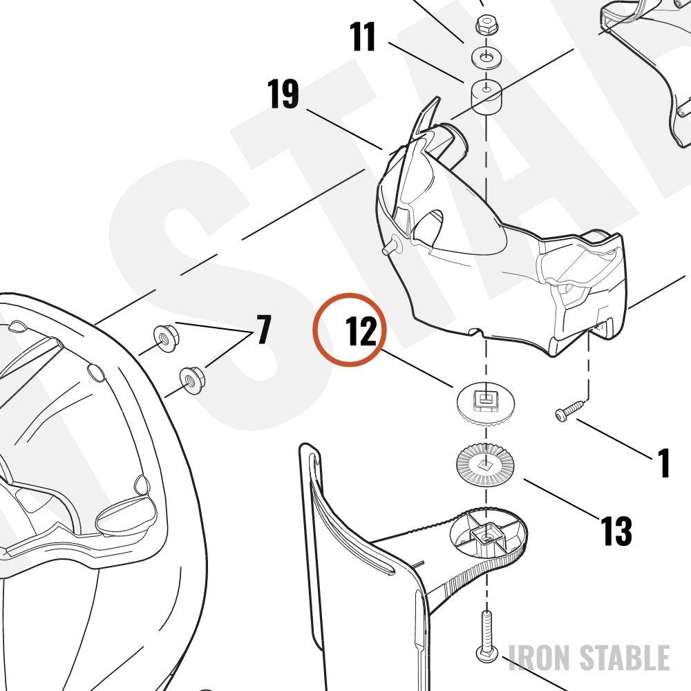 Harley-Davidson Washer, Serrated Plt