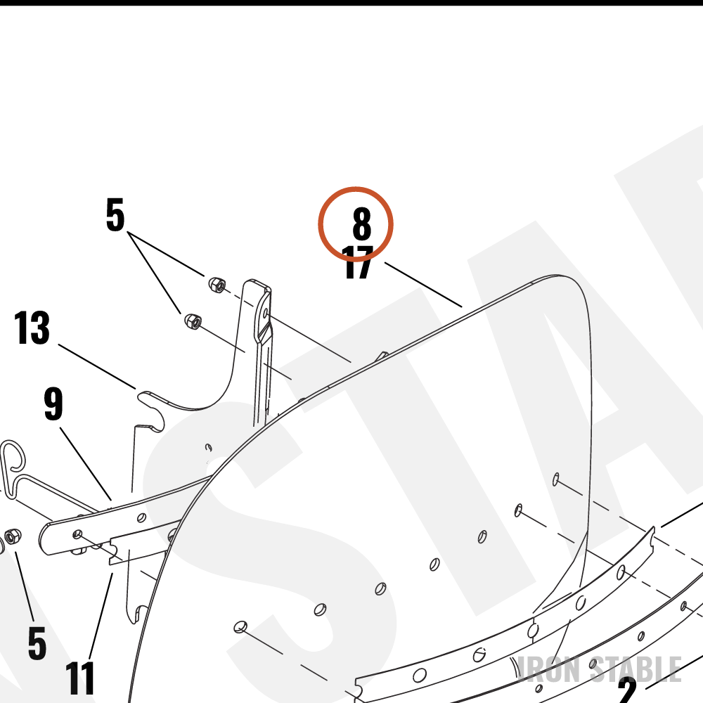 Harley-Davidson Windshield, X