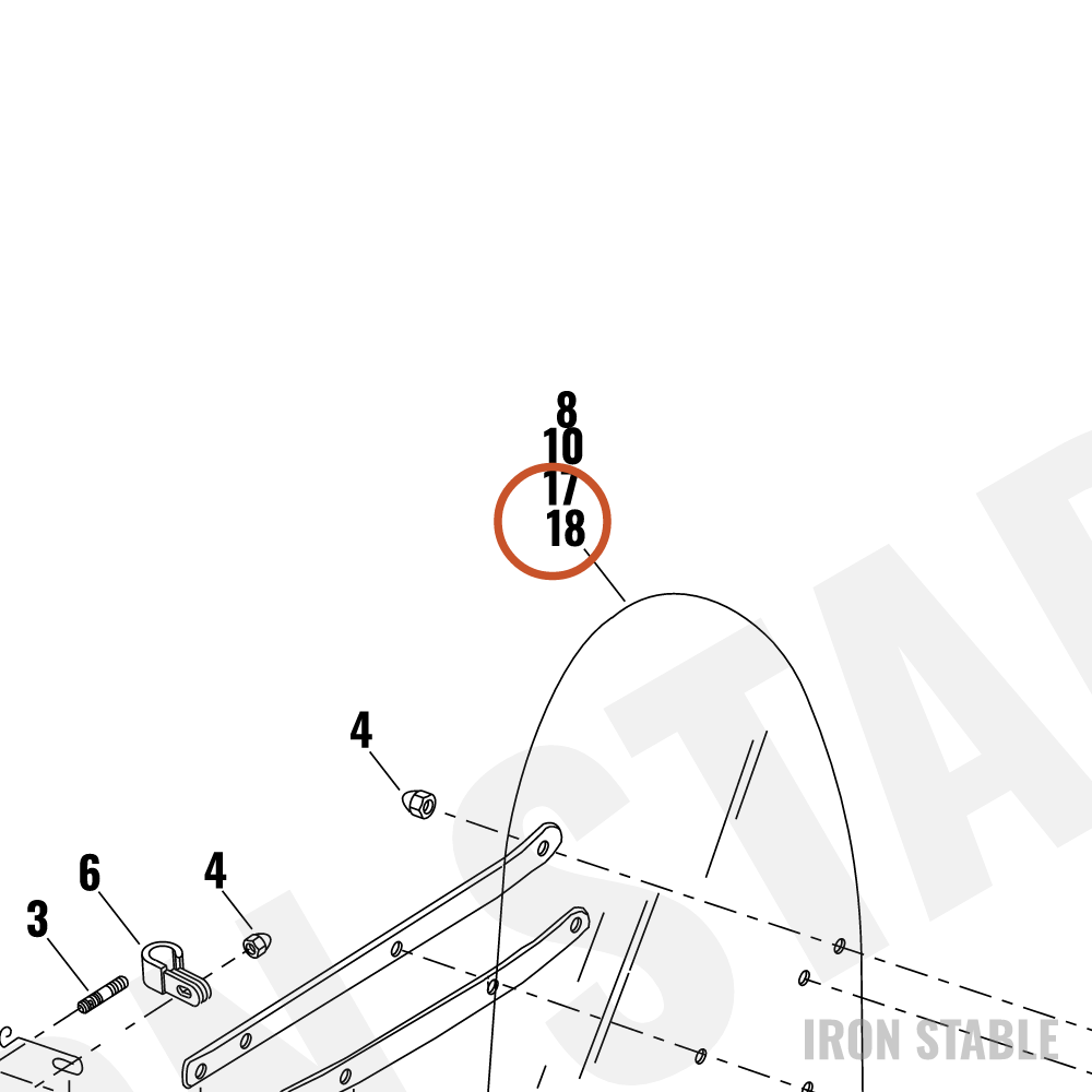 Harley-Davidson Kit-Windshield, Std/Replace
