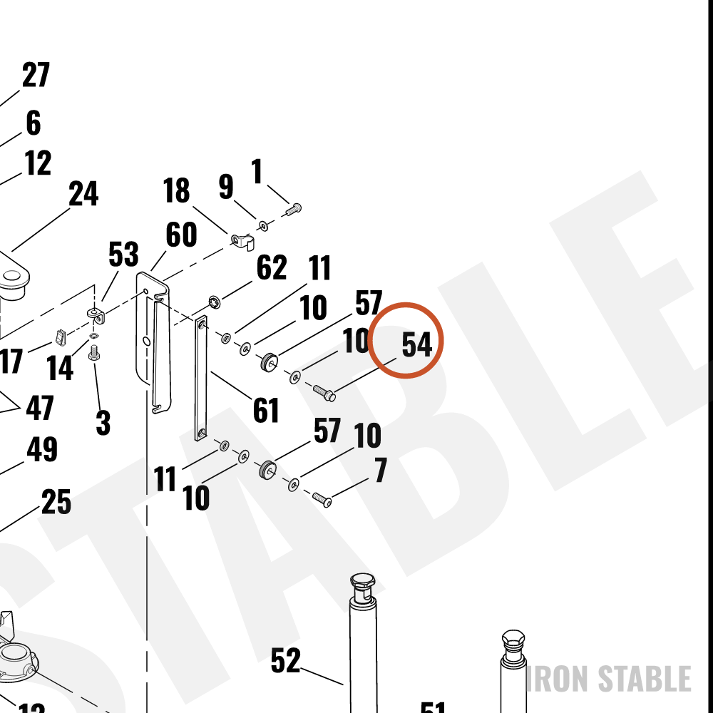 Harley-Davidson Mounting Pin, Detach W'shld