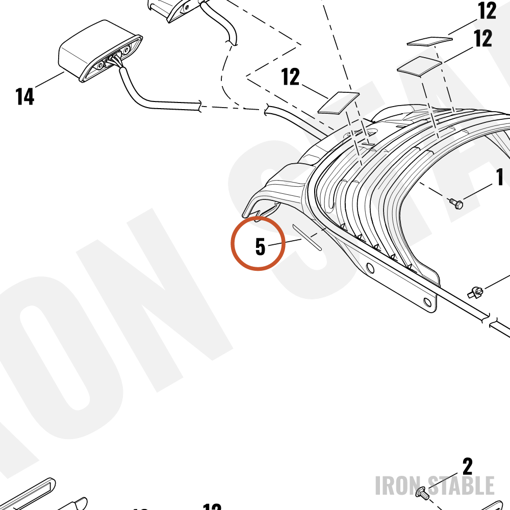 Harley-Davidson Gasket(Seal Lamp Lens) T/Pak