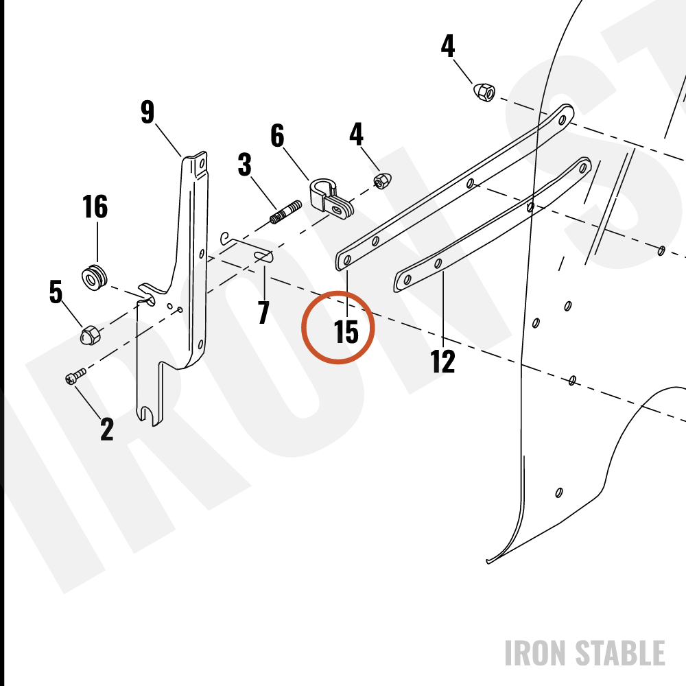Harley-Davidson Brace, Inner