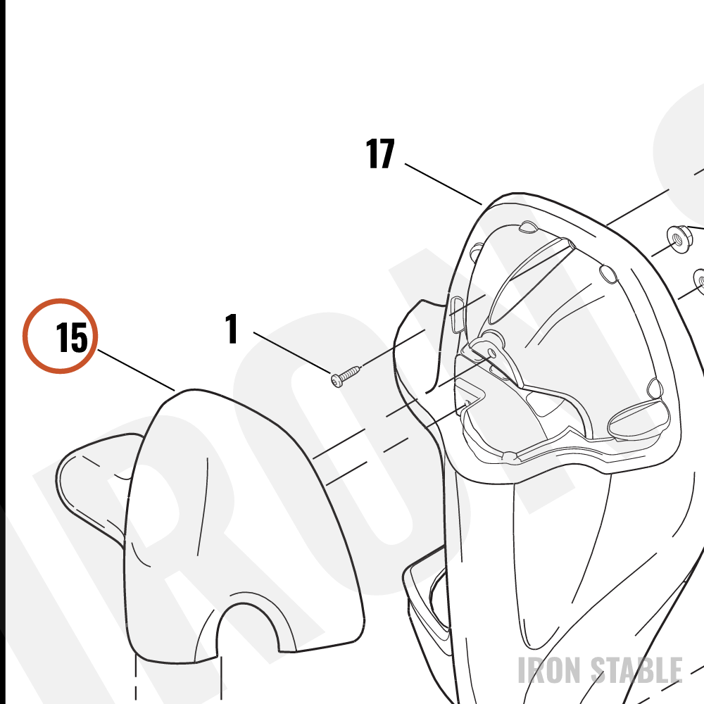 Harley-Davidson Cap, Lh/Frng-Lower