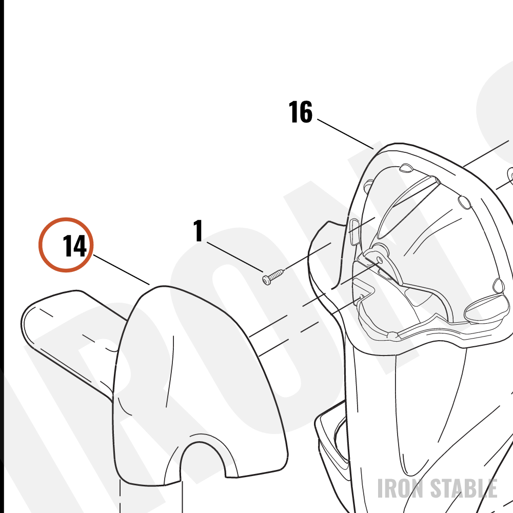 Harley-Davidson Cap, Lh/Frng-Lower