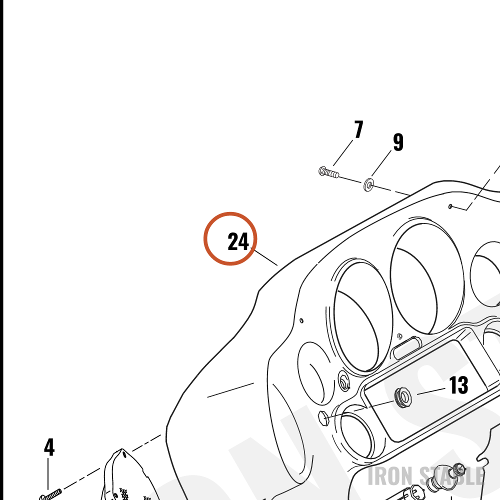 Harley-Davidson Inr-Frng Assembly