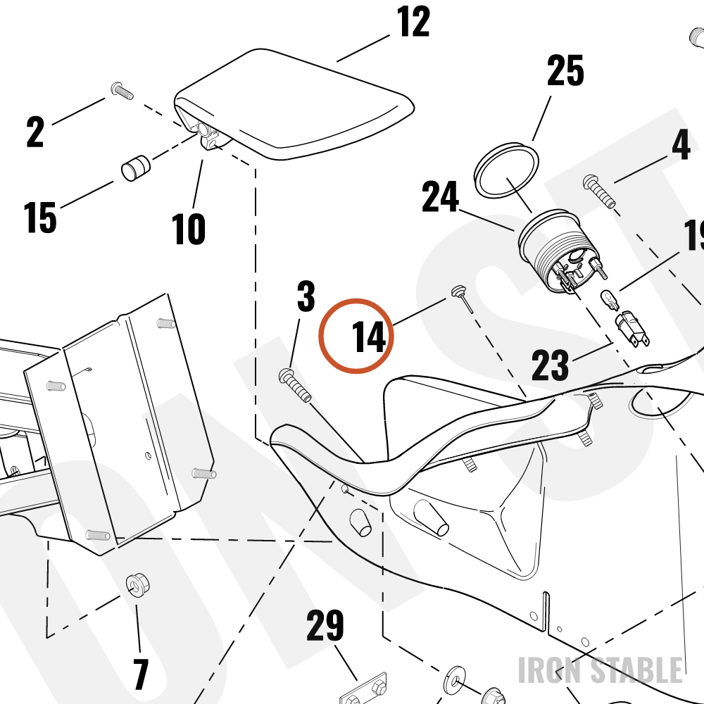 Harley-Davidson Bumper, Frng-Door