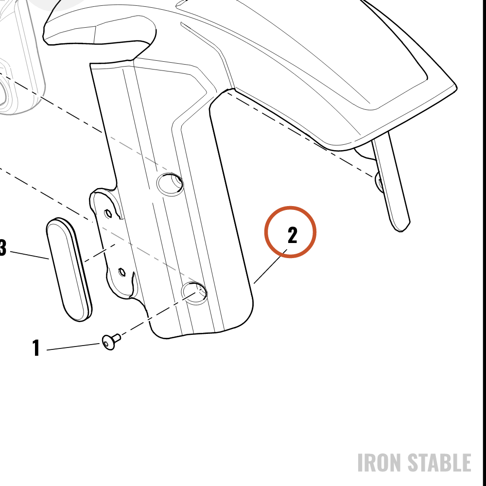 Harley-Davidson Fender, Fr, Sub-Assembly