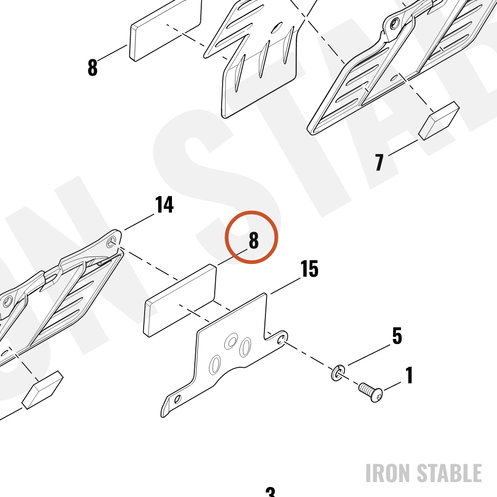 Harley-Davidson Reflector, Red