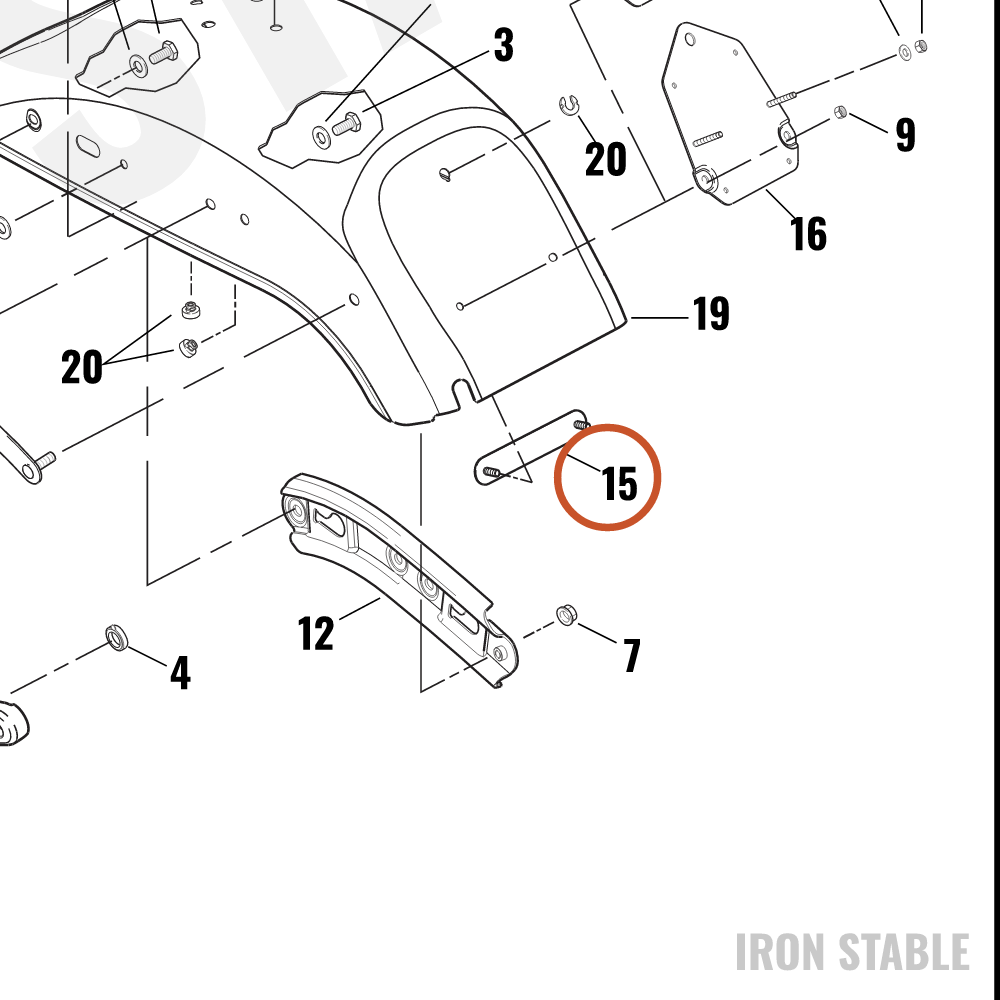 Harley-Davidson Bracket Assembly, Ecm Mounting