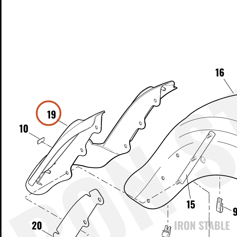 Harley-Davidson Fascia, Rf, Titnm Dust