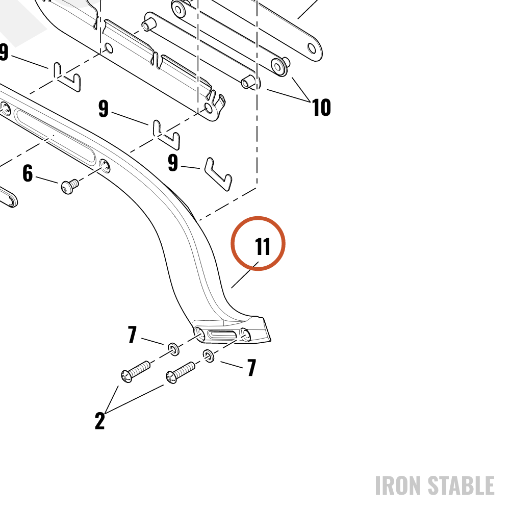 Harley-Davidson Support, Rr Fnd, Rh