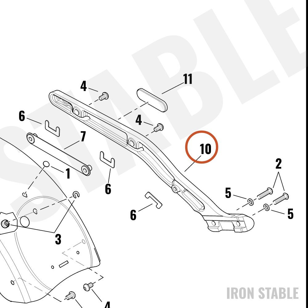 Harley-Davidson Support, Rr Fnd, Lh