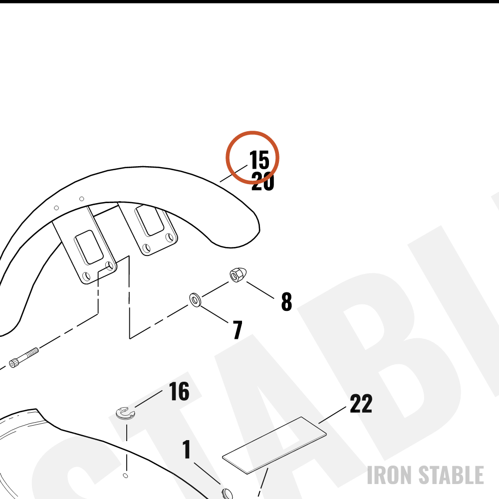 Harley-Davidson Fender Assembly, Front/Primed