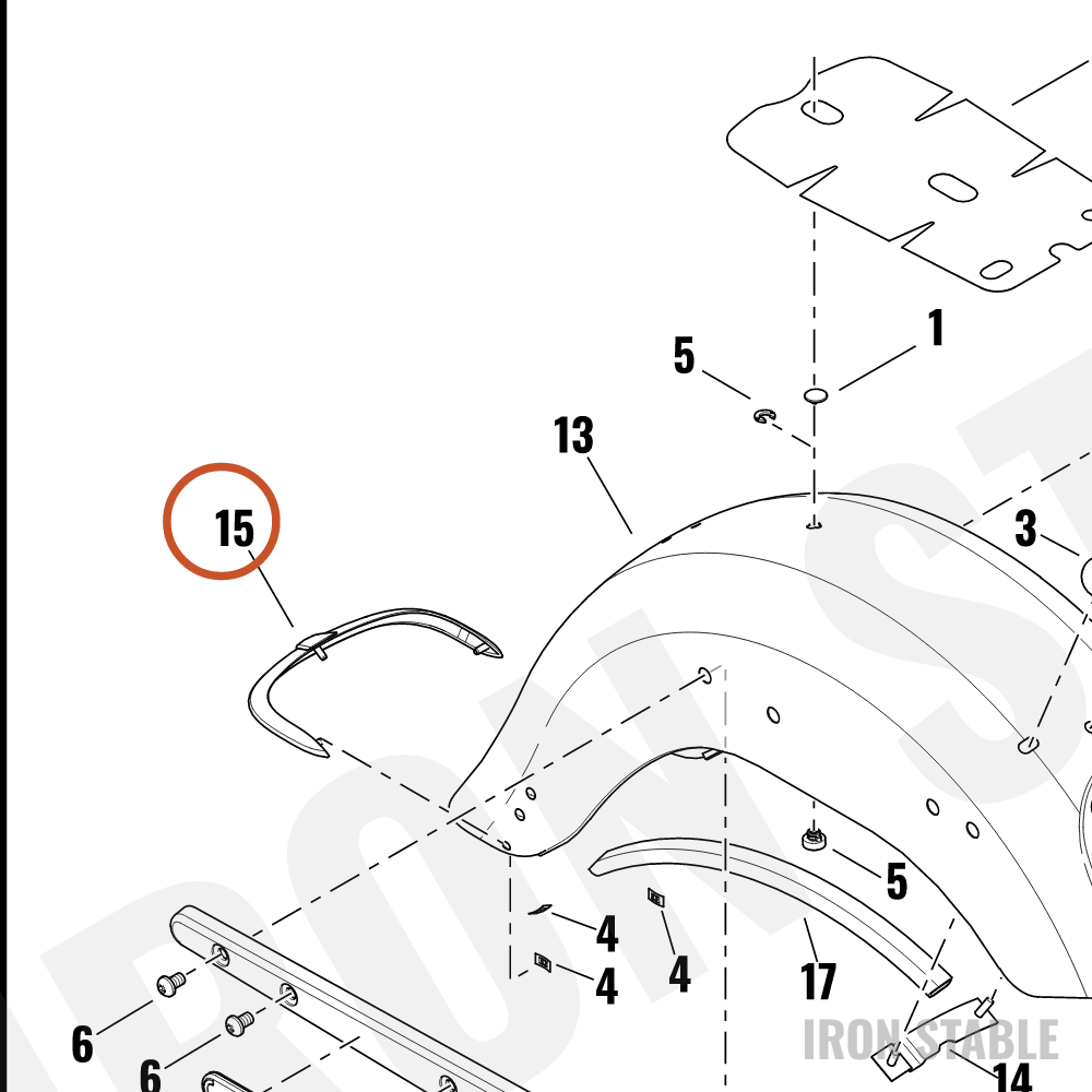 Harley-Davidson Tip, Fnd, Rr
