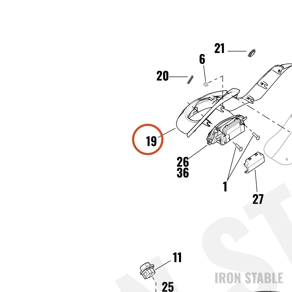 Harley-Davidson Tailsect, Ctr Bodywork, X