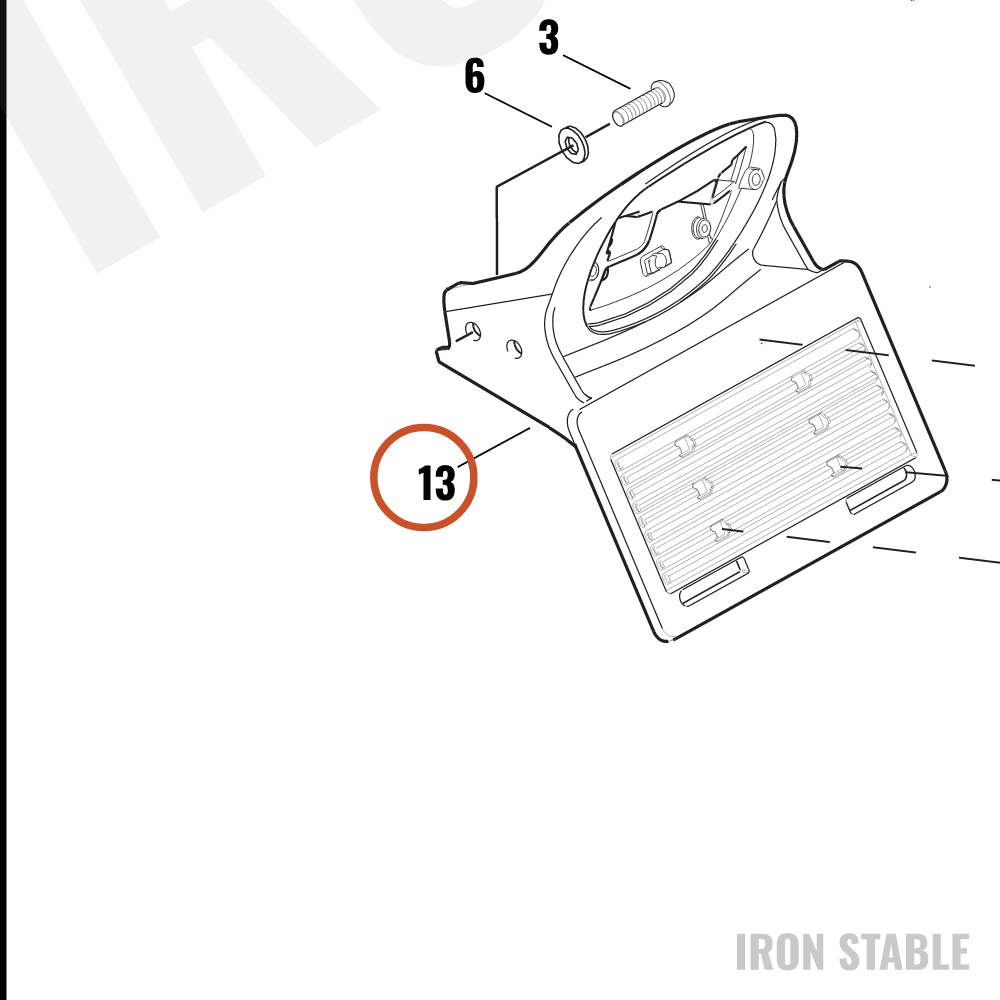 Harley-Davidson Bracket, T-Lite/Lic'se Plt