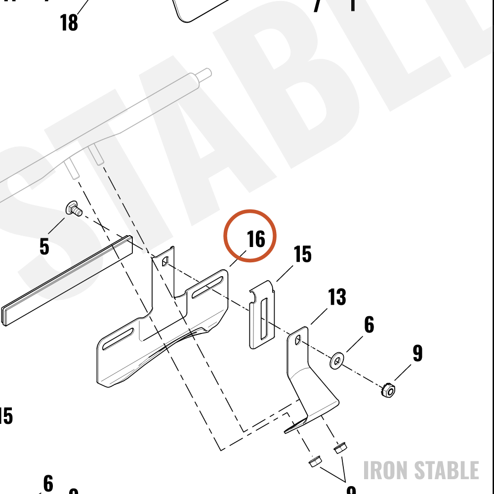 Harley-Davidson Bracket, Lic'se Plt