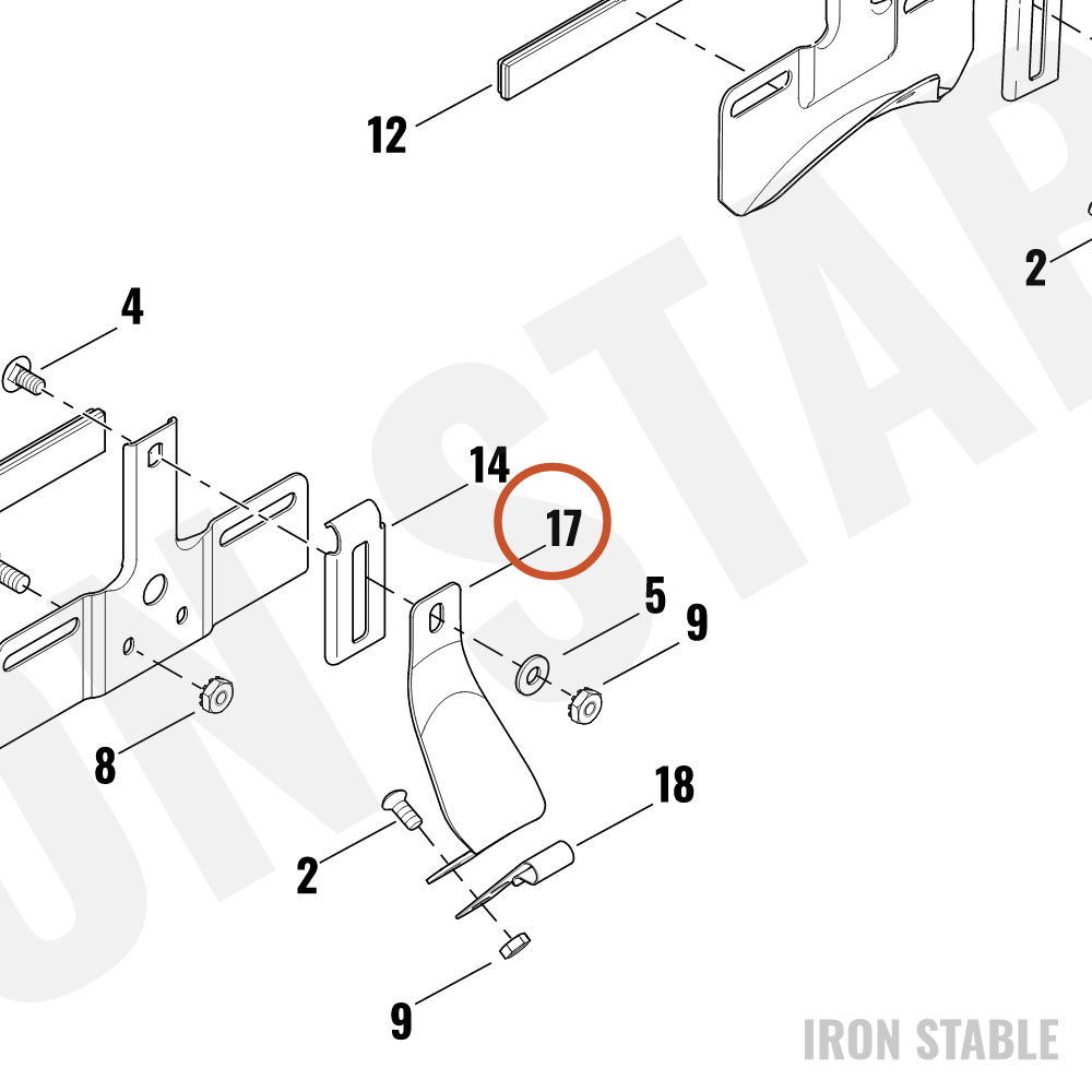 Harley-Davidson Bracket, Lic Pl, X