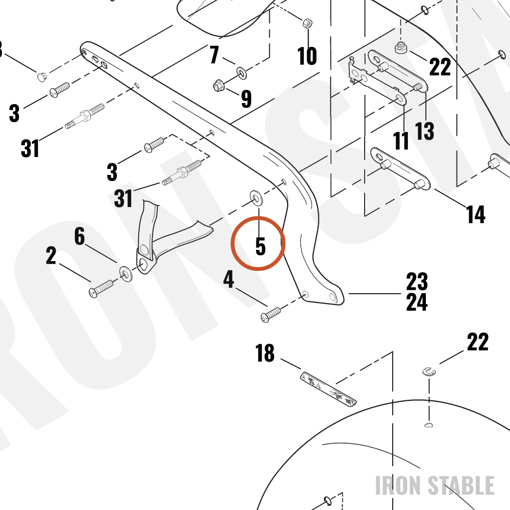 Harley-Davidson Washer, Ferrous Heat Treated