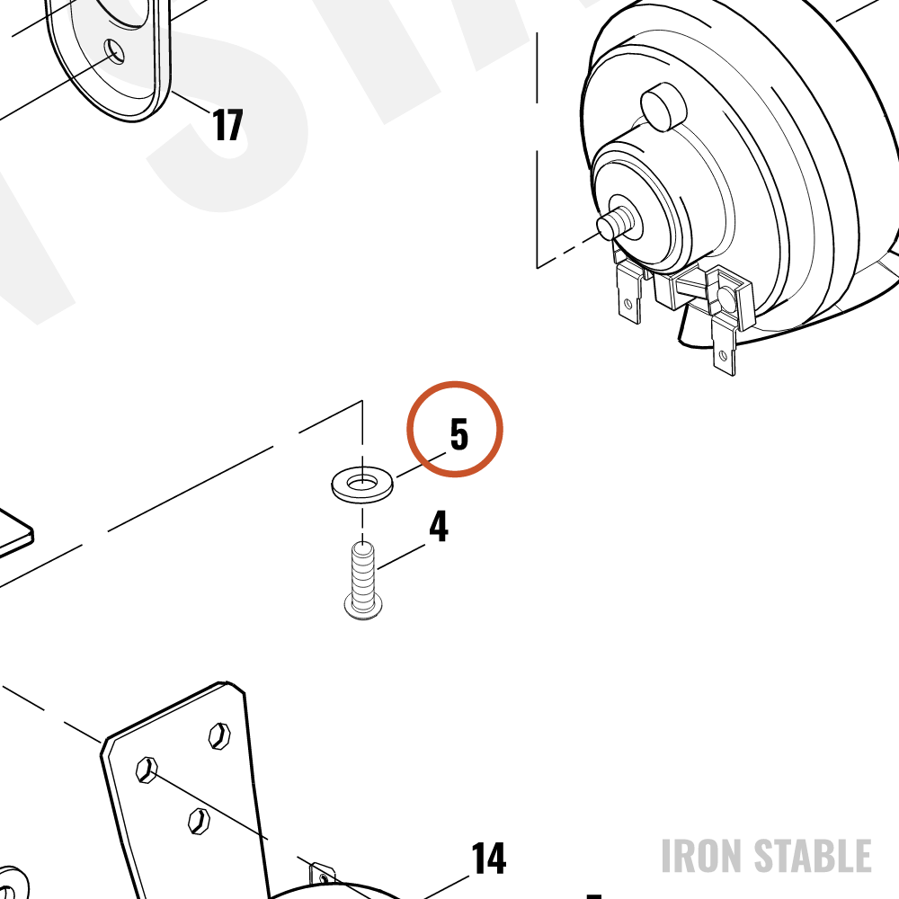 Harley-Davidson Washer, Flat