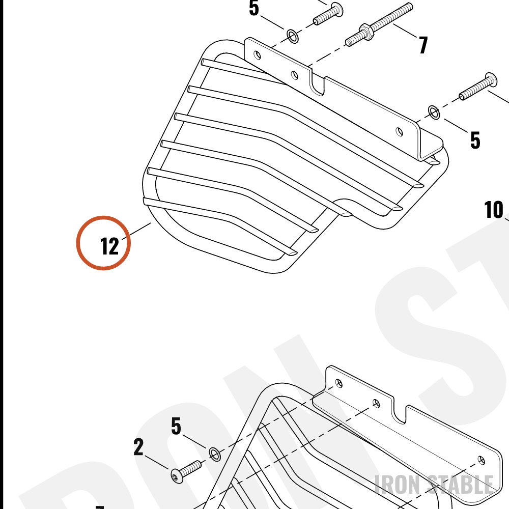 Harley-Davidson Saree Guard Assembly, Lh