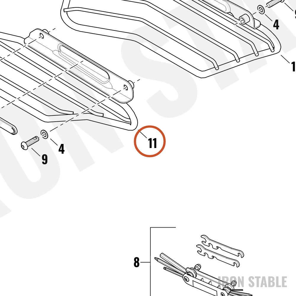 Harley-Davidson Guard, Belt/Chn, Swingarm Weldme