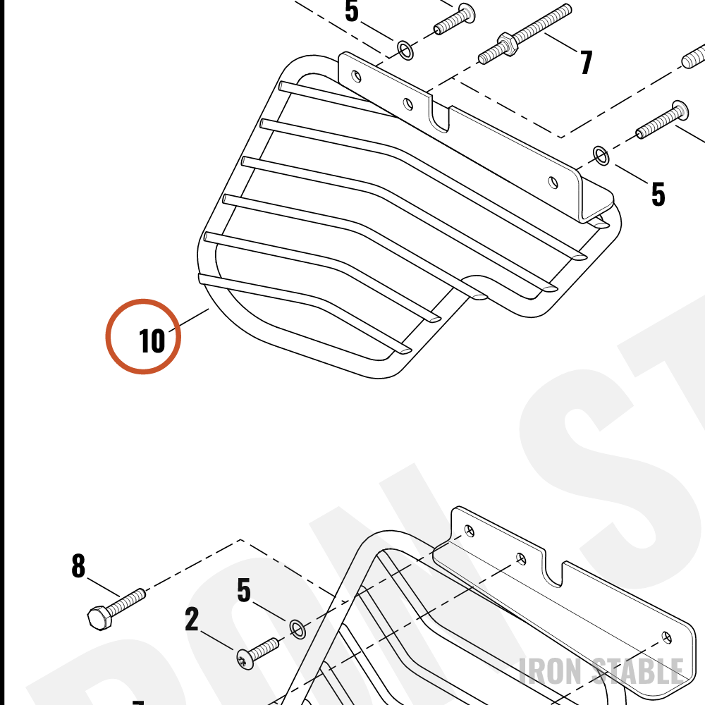 Harley-Davidson Guard, Belt/Chn, Saree Guard Ass