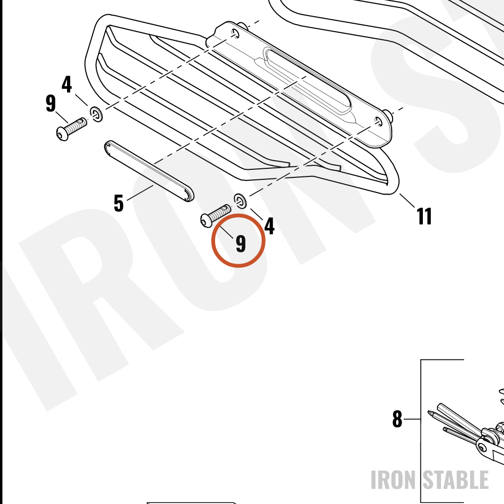 Harley-Davidson Guard, Belt/Chn, Lh Weldment, Sar