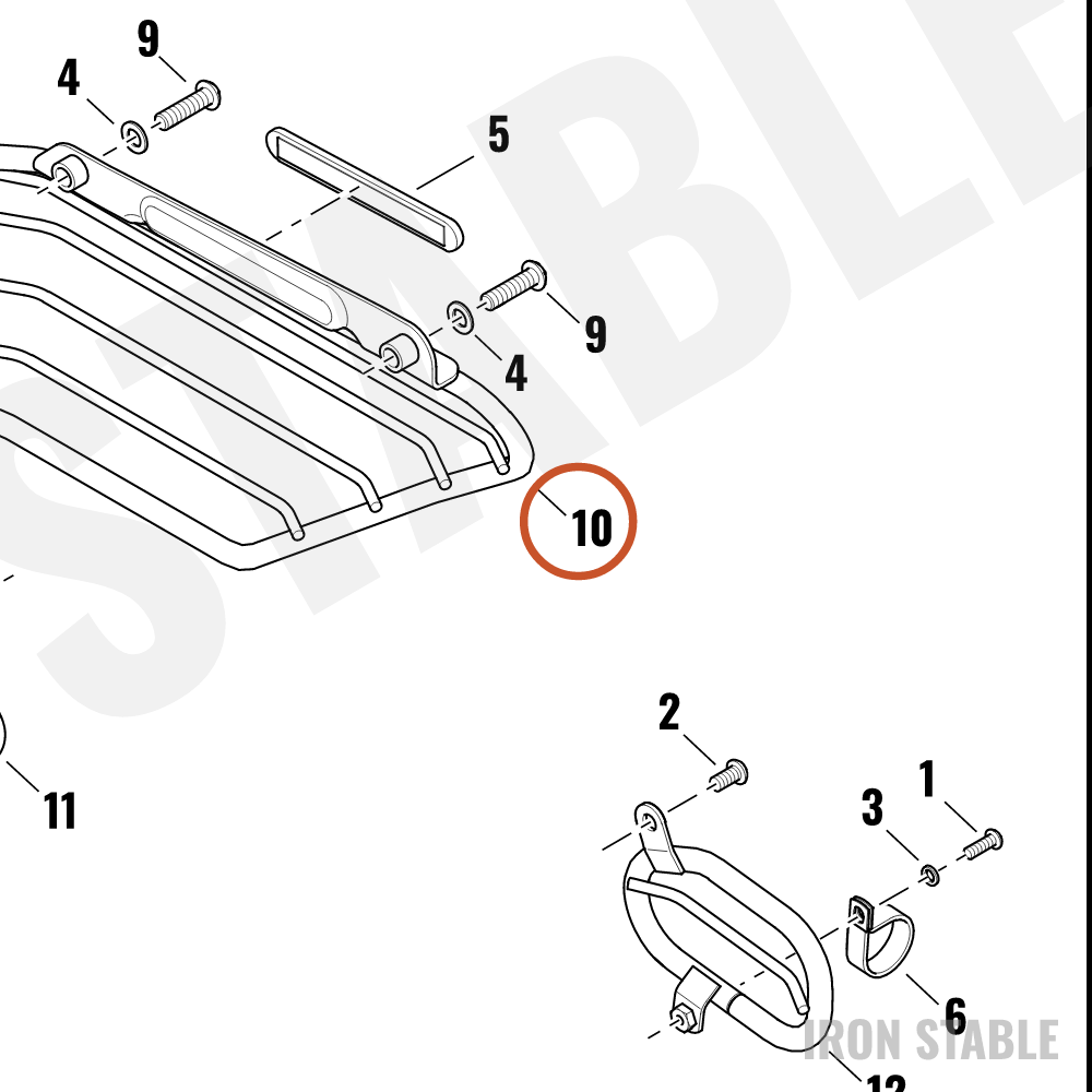 Harley-Davidson Guard, Belt/Chn, Rh Weldment, Sar