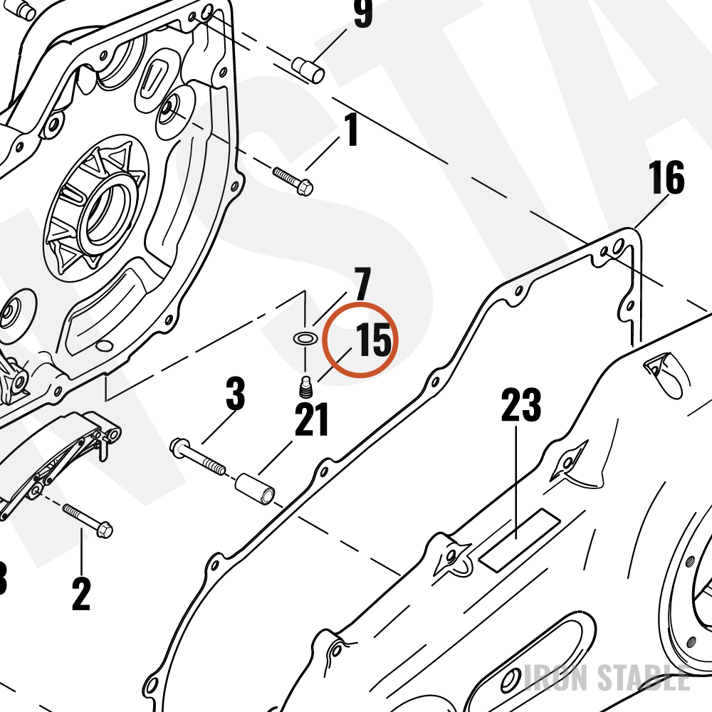 Harley-Davidson Plug Assembly, Magnetic/Oil Drain