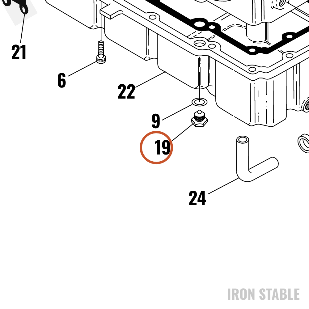 Harley-Davidson Bom-Kit Drain Plug
