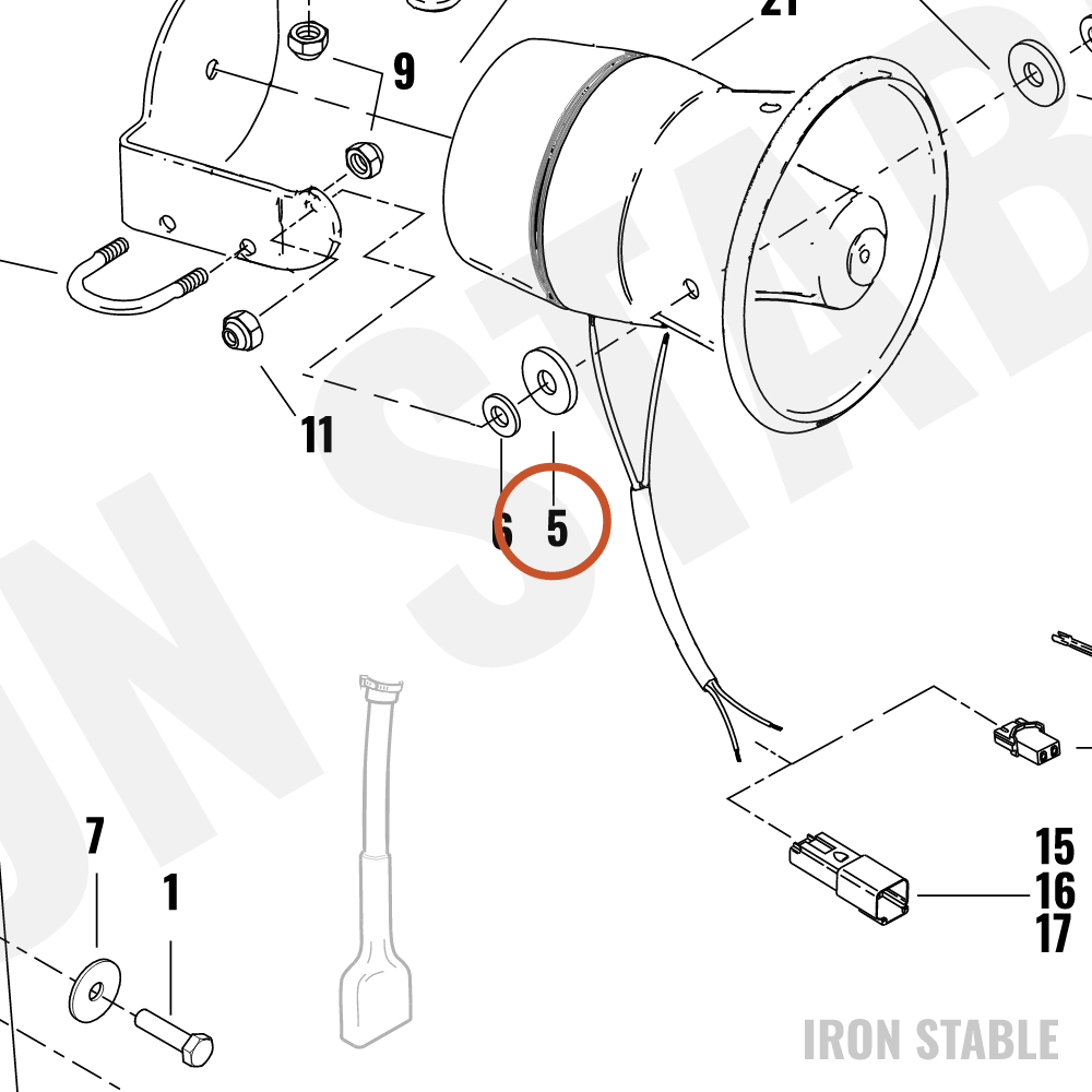 Harley-Davidson Washer Rubber