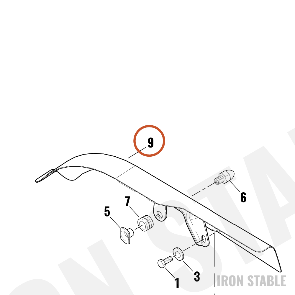 Harley-Davidson Beltguard Assembly, Chrome