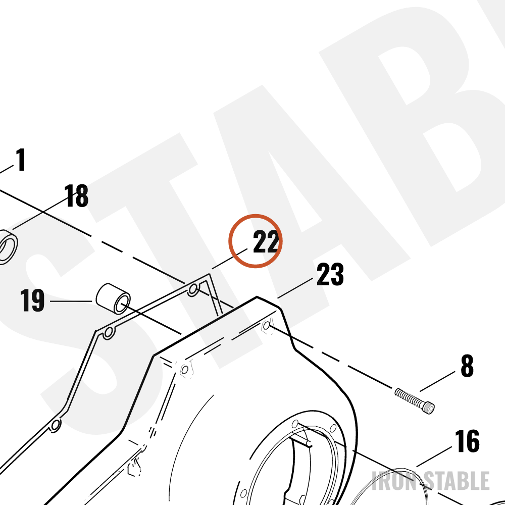 Harley-Davidson Gasket, Primary Cover