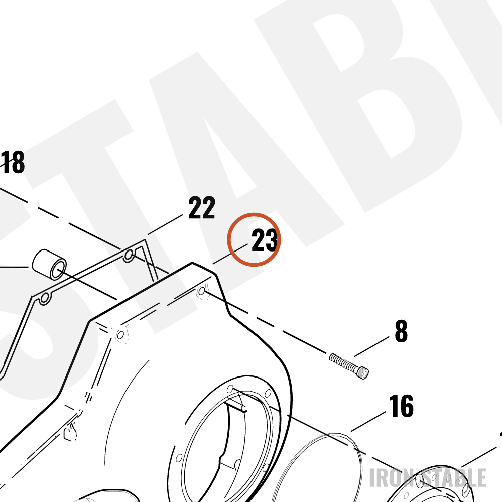 Harley-Davidson Primary Cover Assembly, Chrome