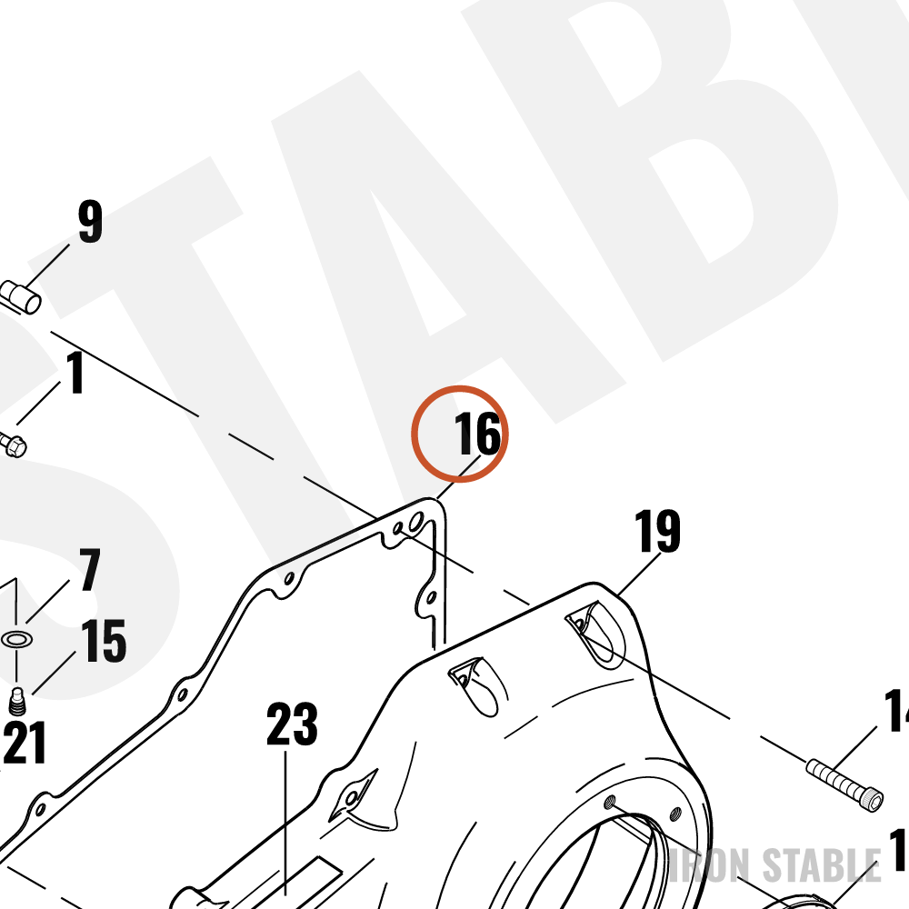 Harley-Davidson Gasket, Primary Cover