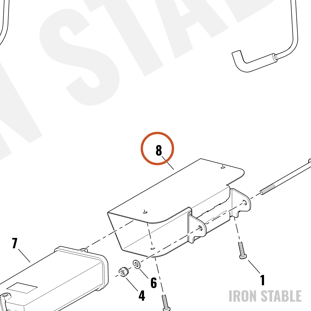 Harley-Davidson Weldment-Bracket, Carbon Canist