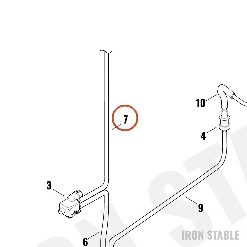 Harley-Davidson Hose, Carbon Cstr, X