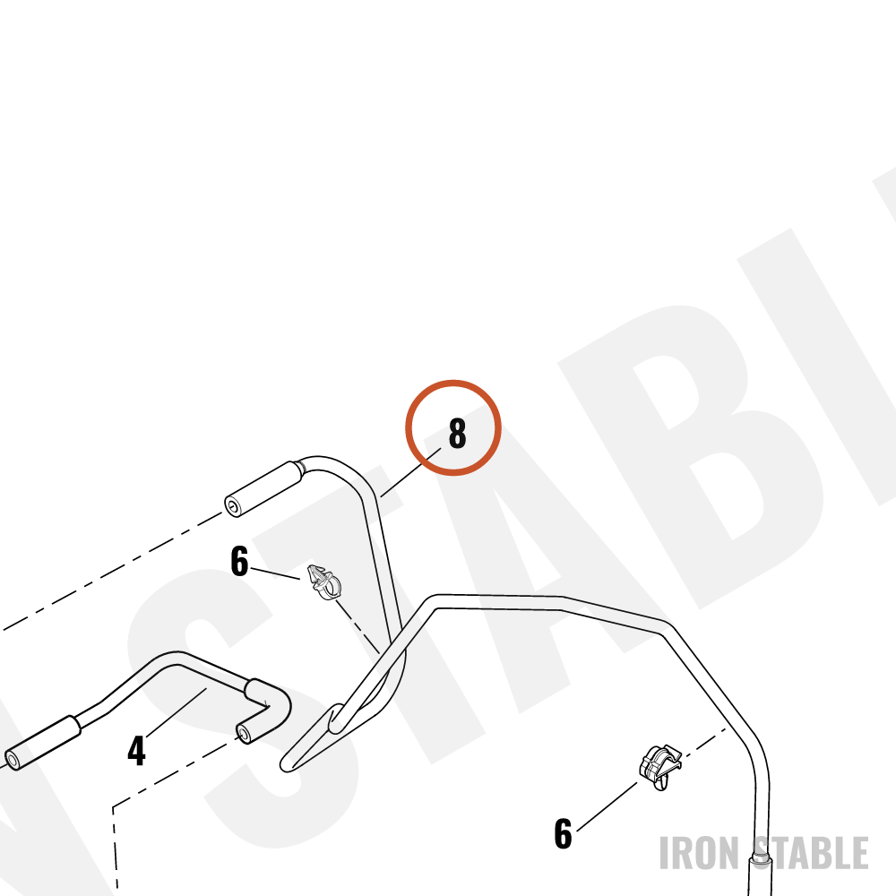 Harley-Davidson Hose, Carbon Cstr, Purge