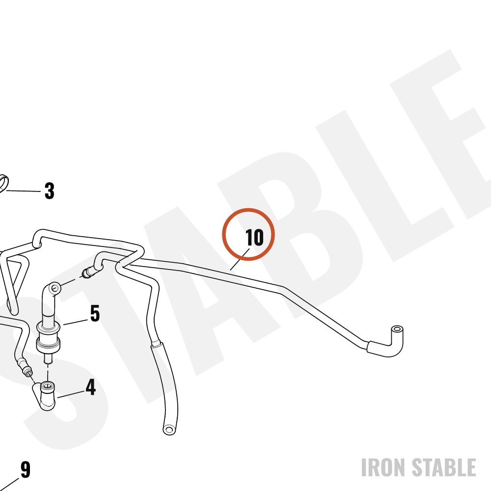 Harley-Davidson Hose, Carbon Cstr, Ftk To Rov