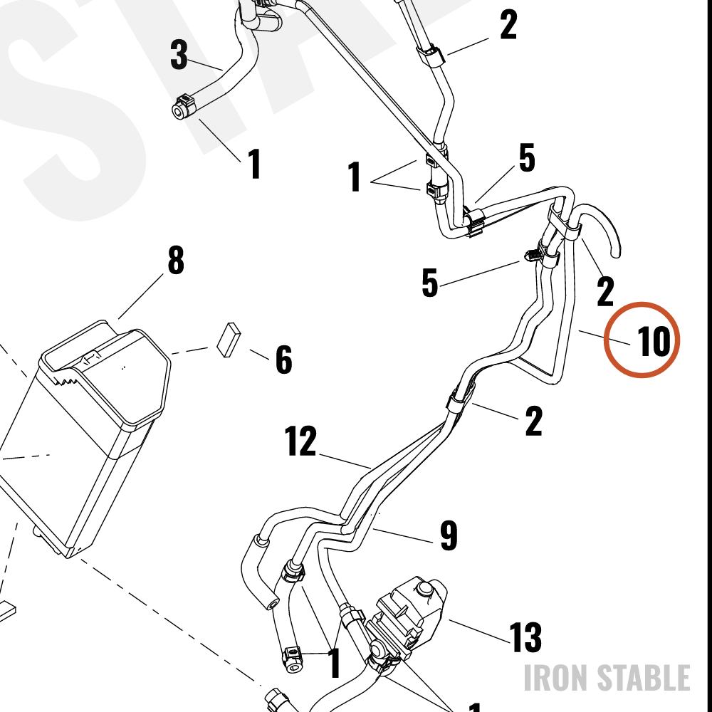 Harley-Davidson Hose, Carbon Cstr, Fresh Air Por
