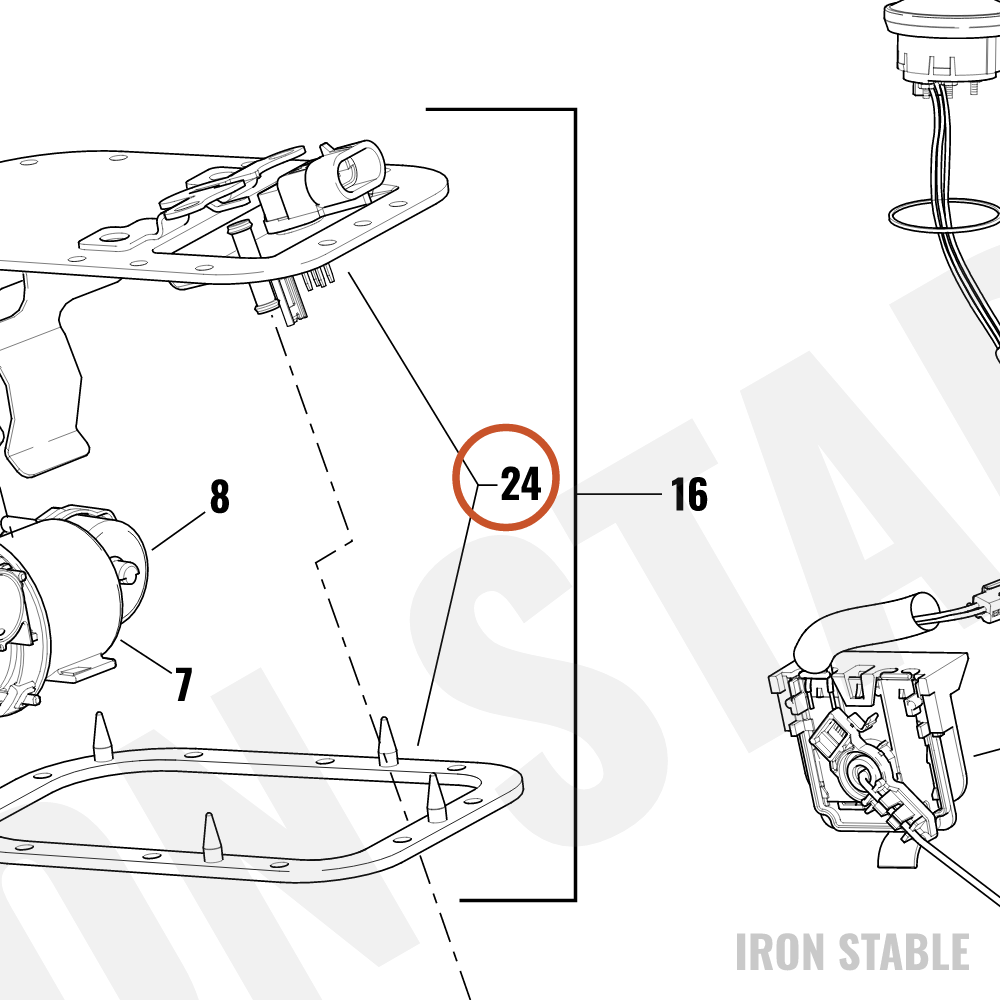 Harley-Davidson Top Plate(Serv)Flstb/Tf/Tn, Fxs